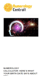 Mobile Screenshot of numerologycentral.com